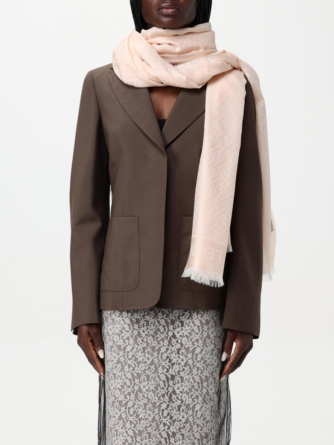 Fendi Scarf Woman Pink