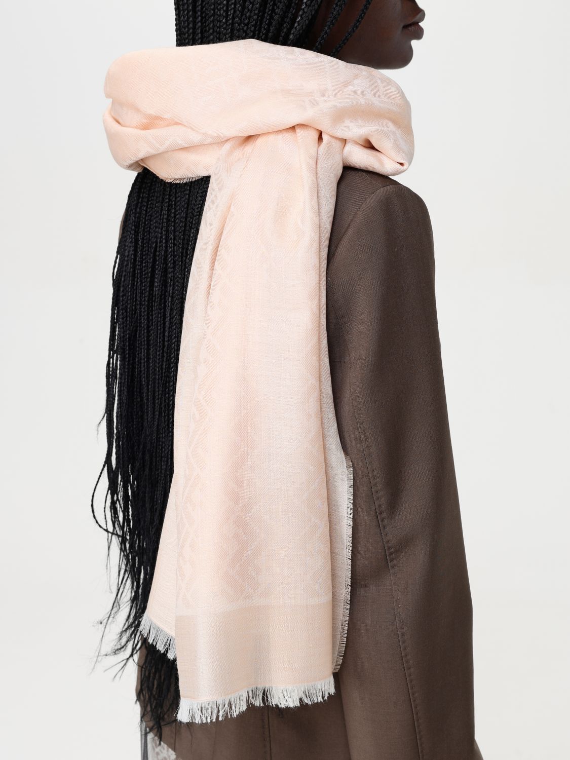 Fendi Scarf Woman Pink