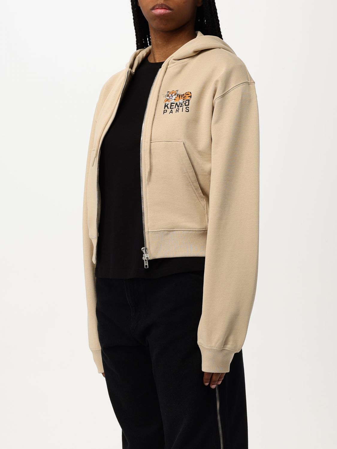 Kenzo Sweatshirt Woman Beige