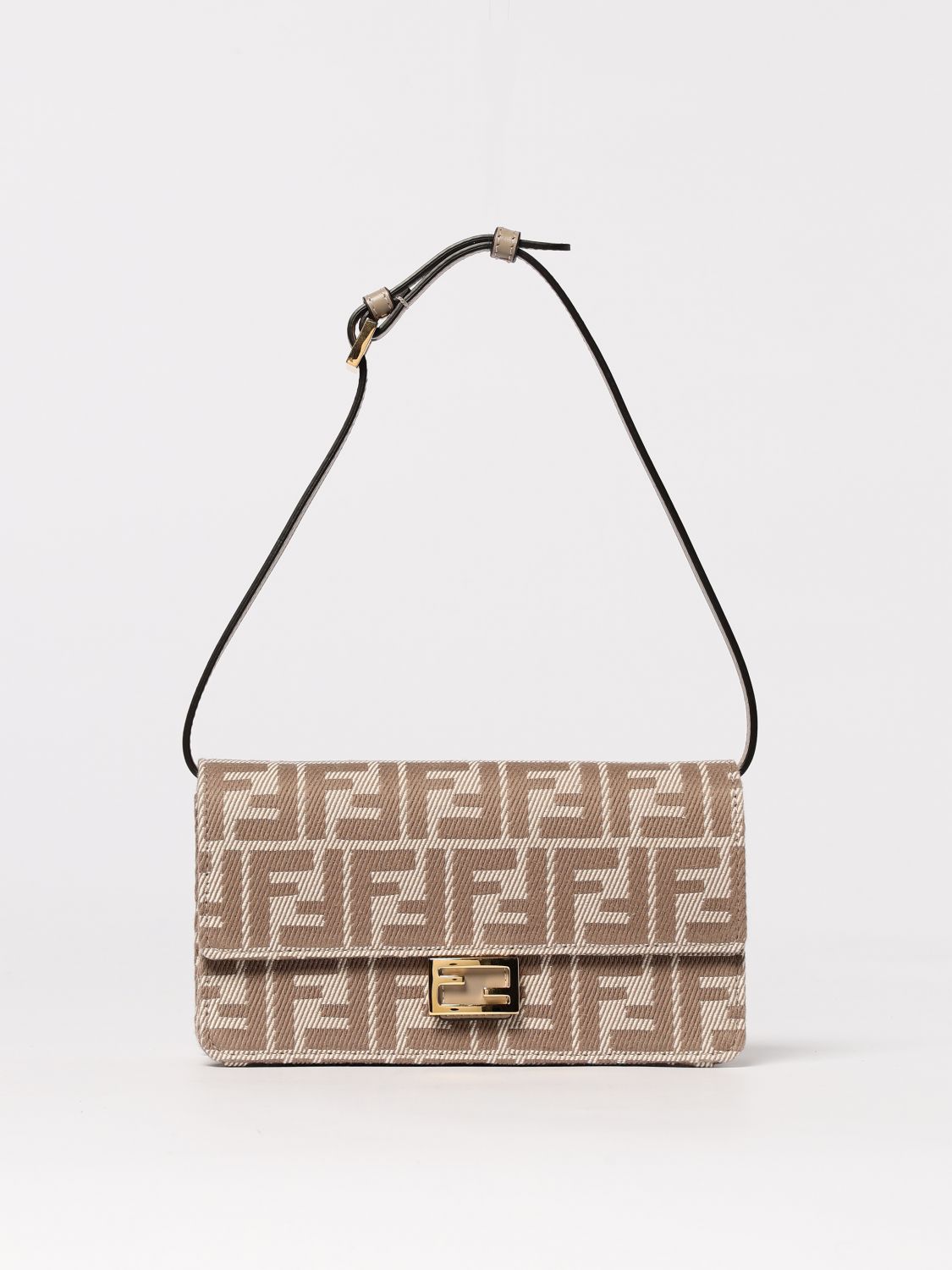Fendi Shoulder Bag Woman Beige