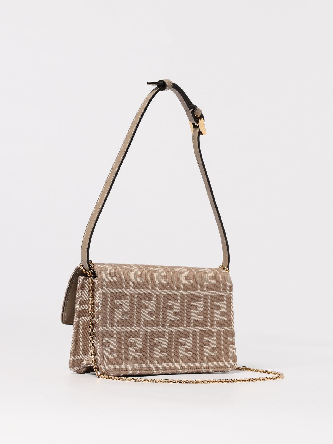 Fendi Shoulder Bag Woman Beige