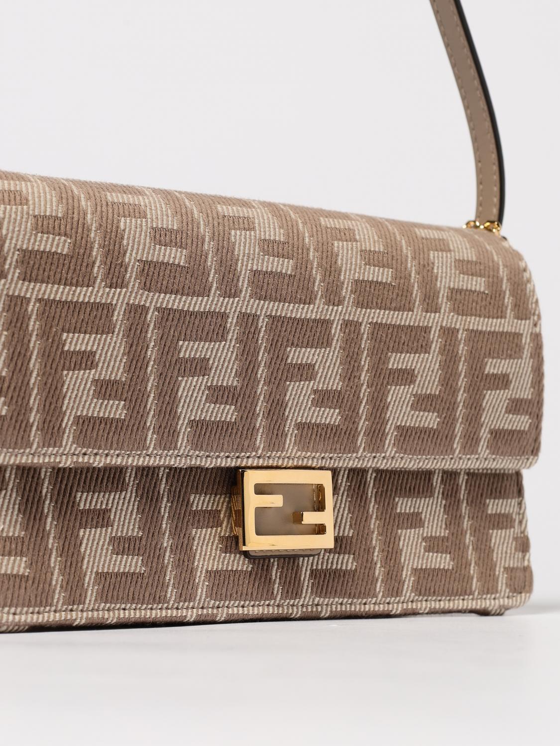 Fendi Shoulder Bag Woman Beige