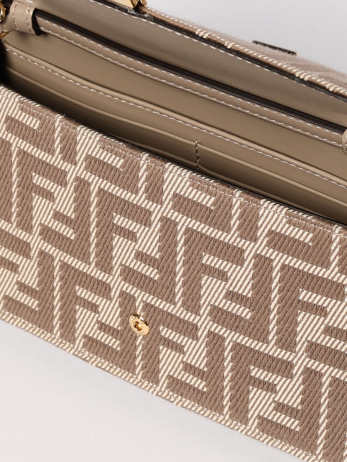 Fendi Shoulder Bag Woman Beige