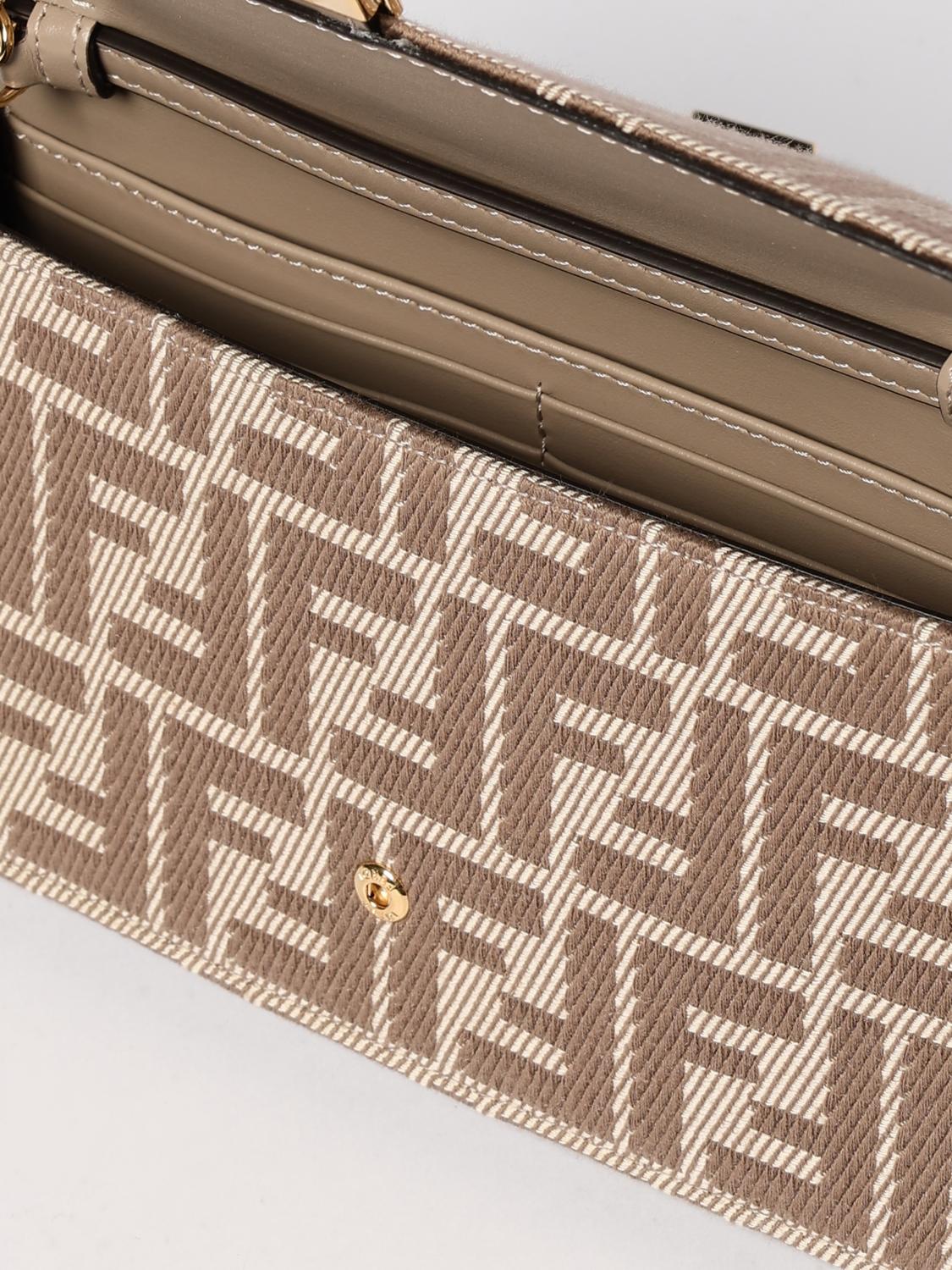 Fendi Shoulder Bag Woman Beige