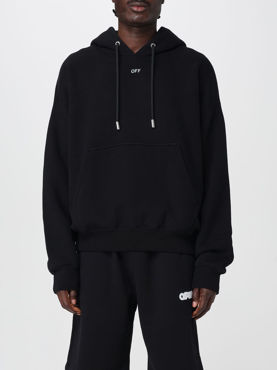 Off White Sweatshirt Men Black