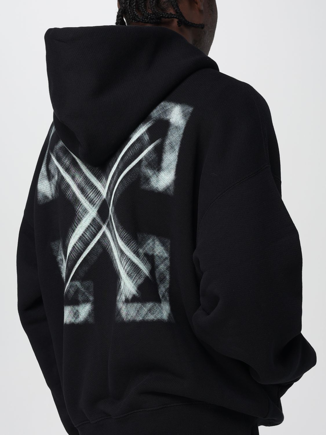 Off White Sweatshirt Men Black