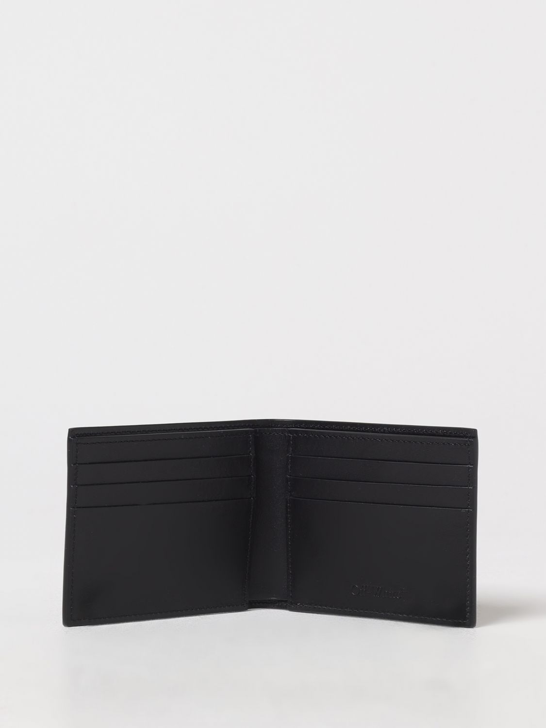 Off White Wallet Men Black