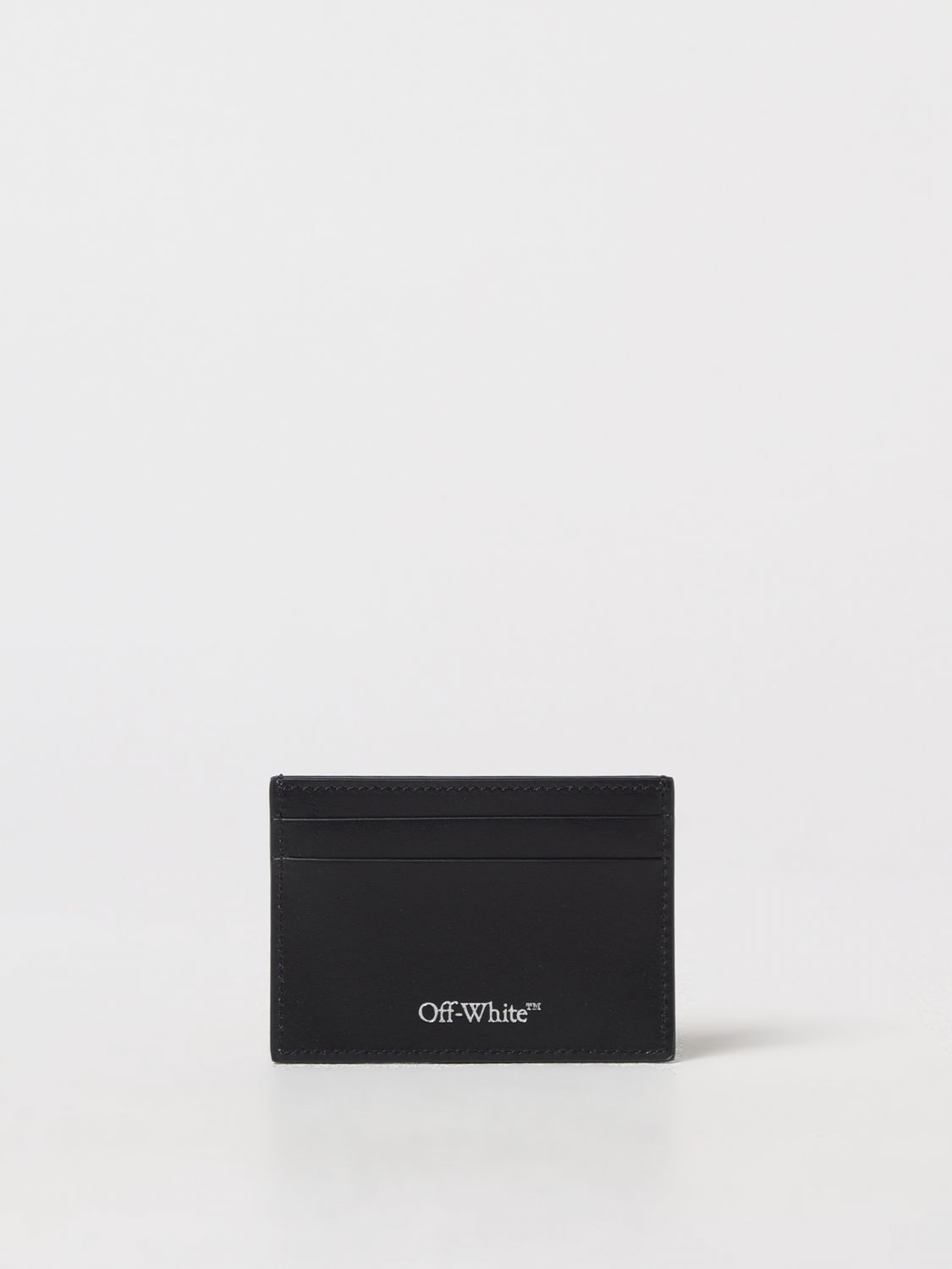 Off White Wallet Men Black
