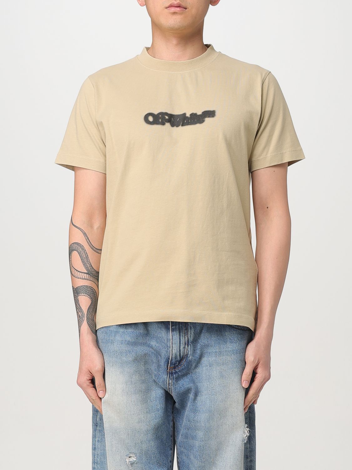 Off White T Shirt Men Black