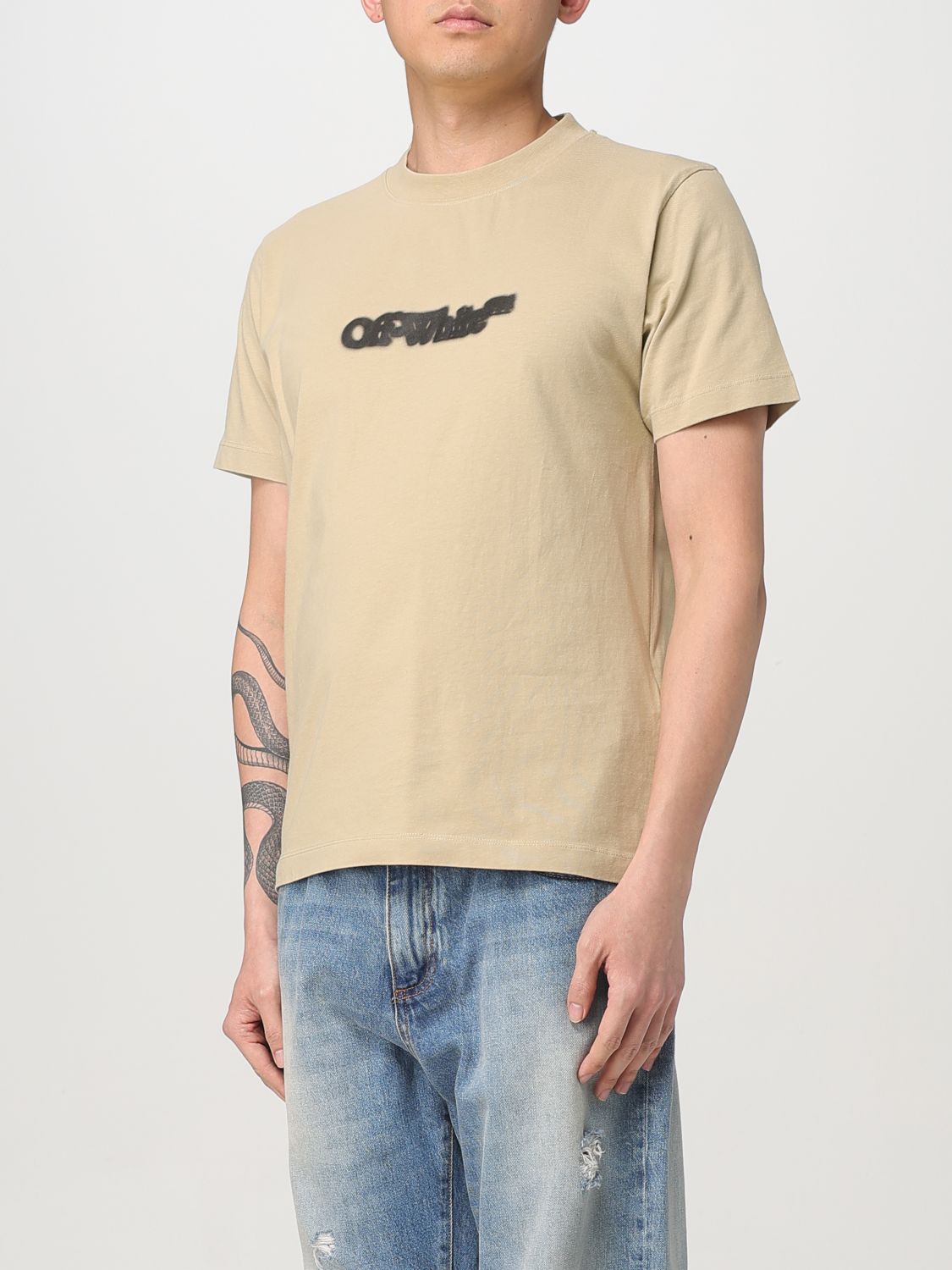 Off White T Shirt Men Black