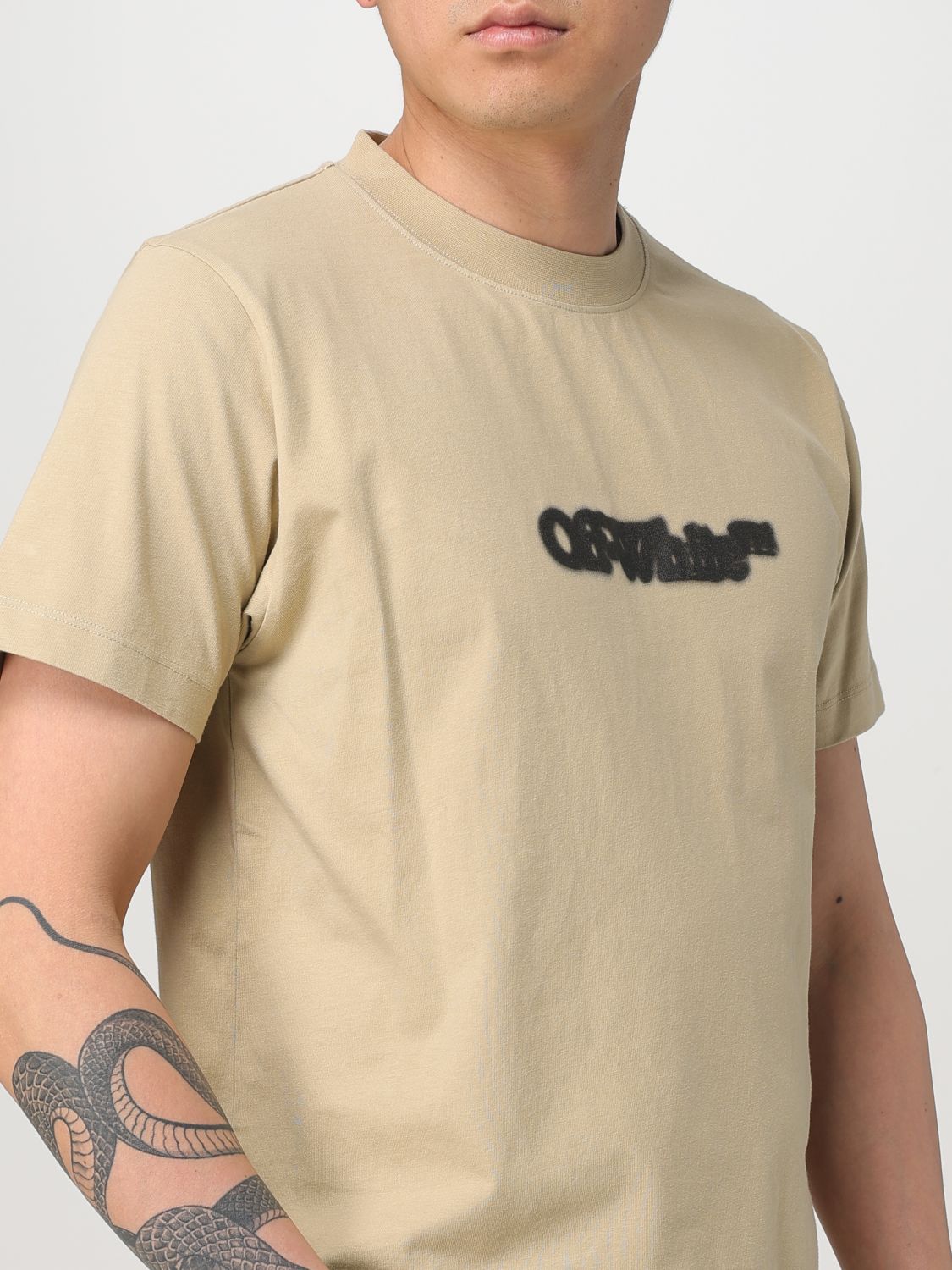 Off White T Shirt Men Black