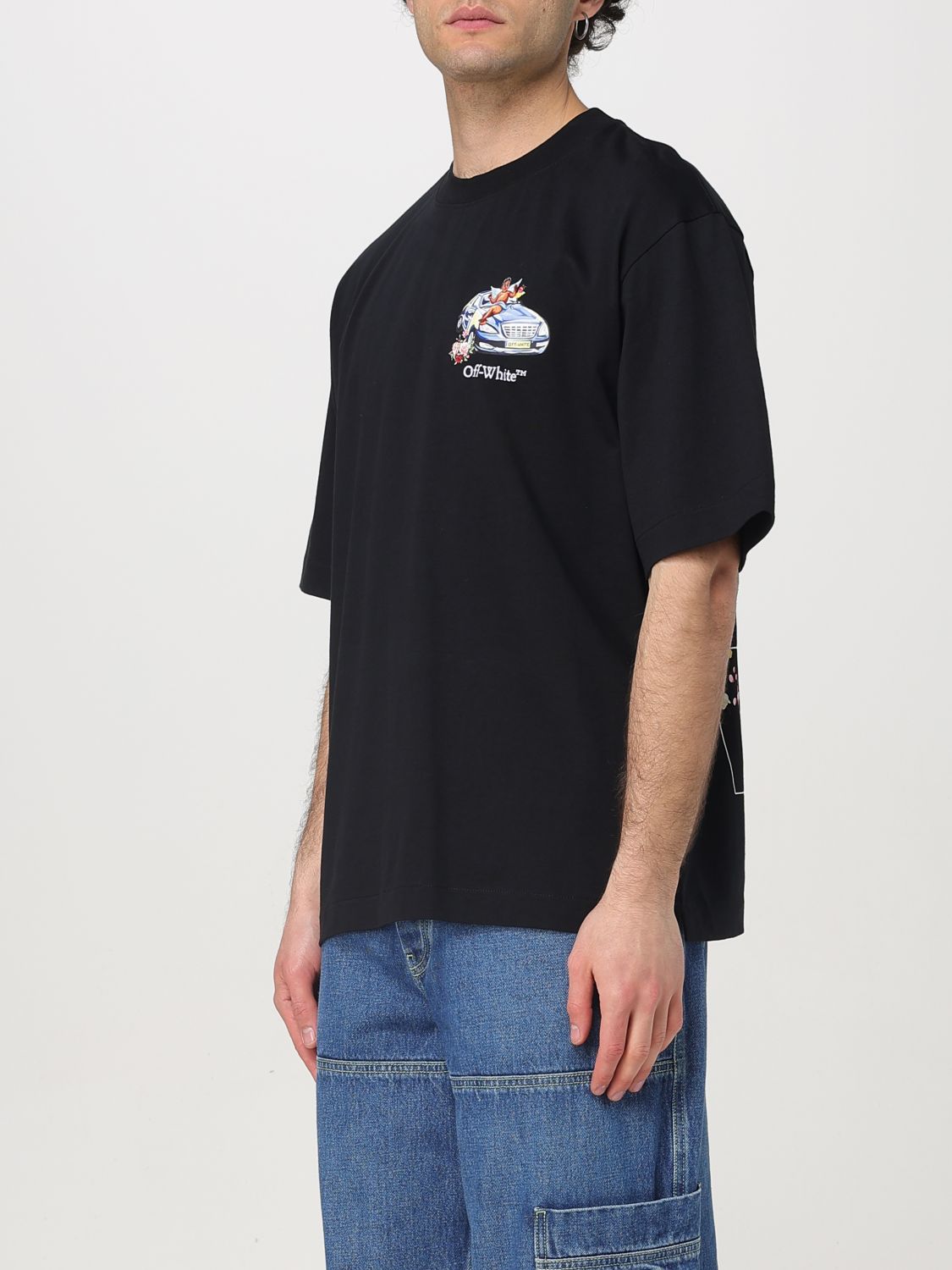 Off White T Shirt Men Black