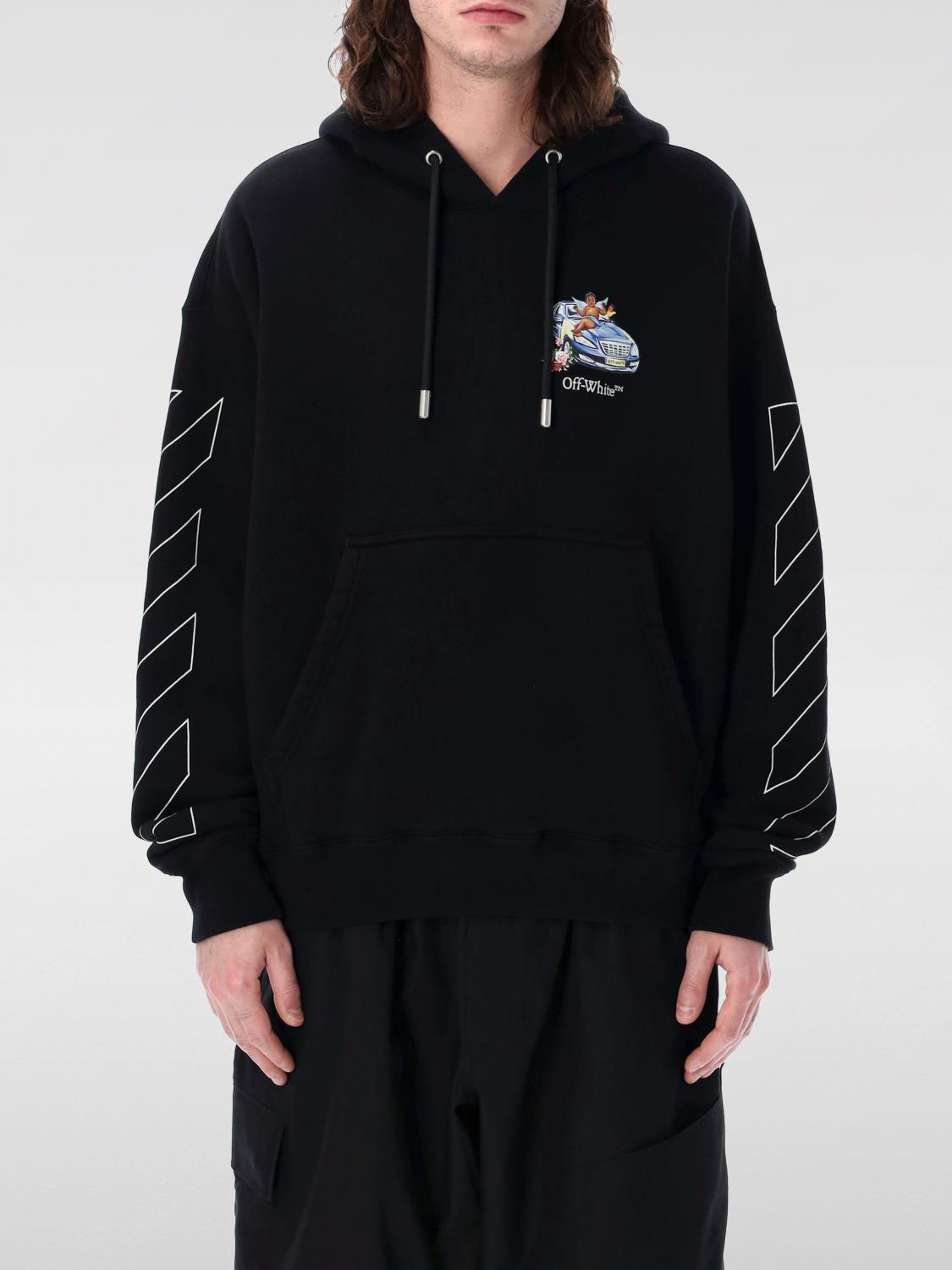 Off White Sweatshirt Men Black