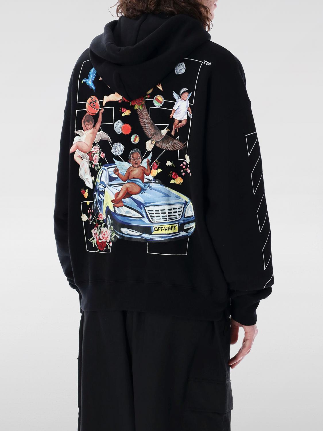 Off White Sweatshirt Men Black