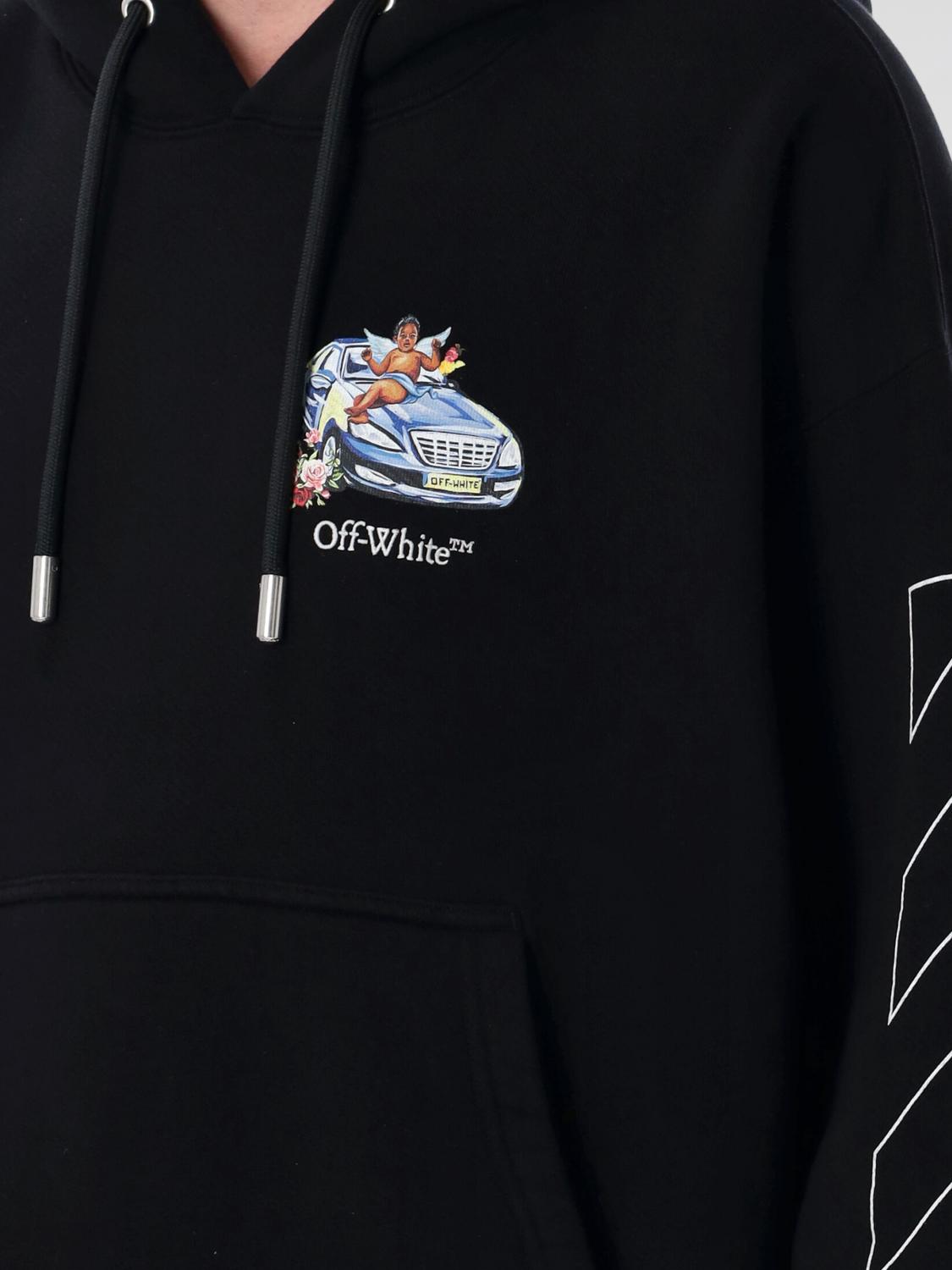 Off White Sweatshirt Men Black