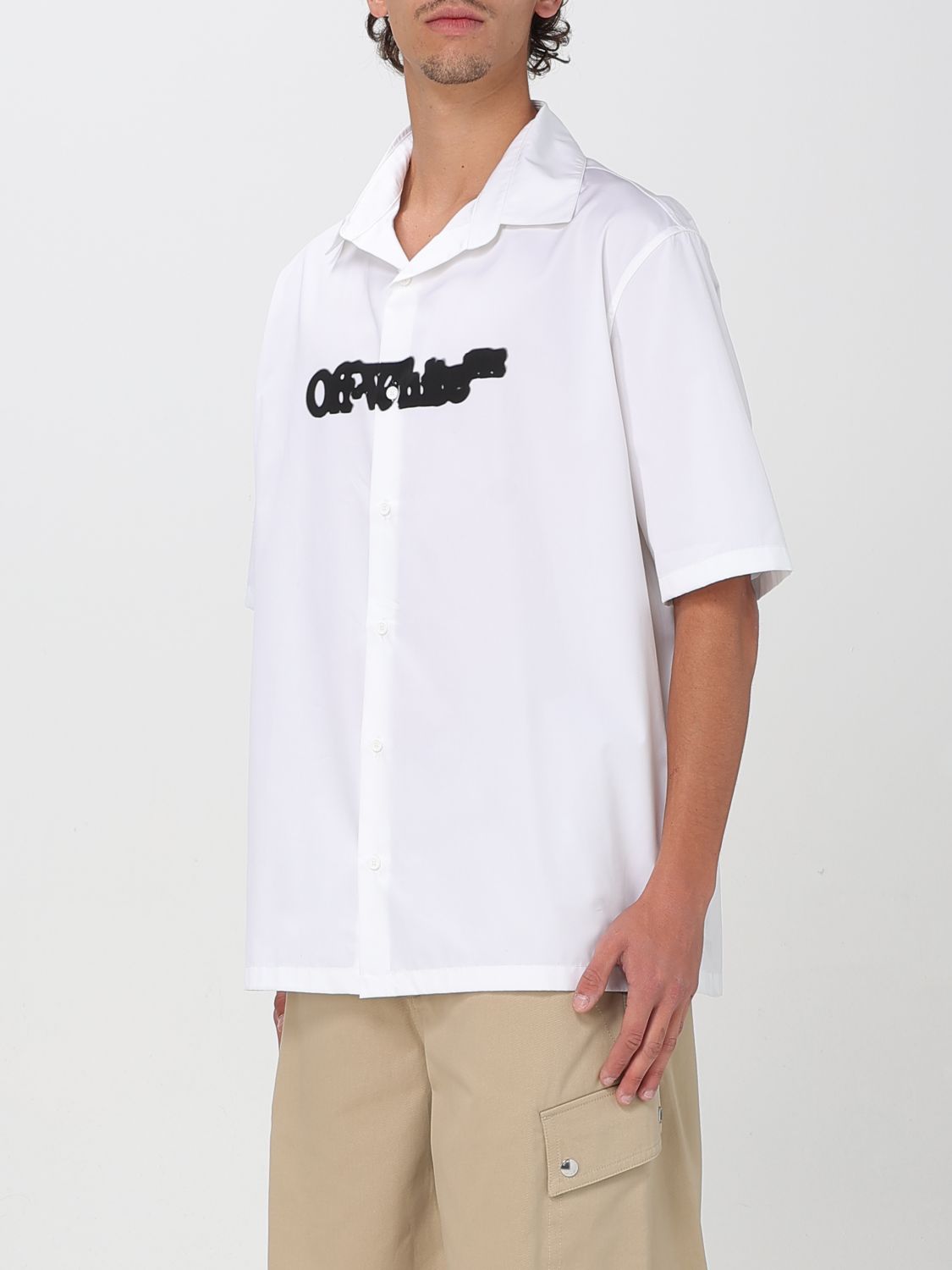 Off White Shirt Men White