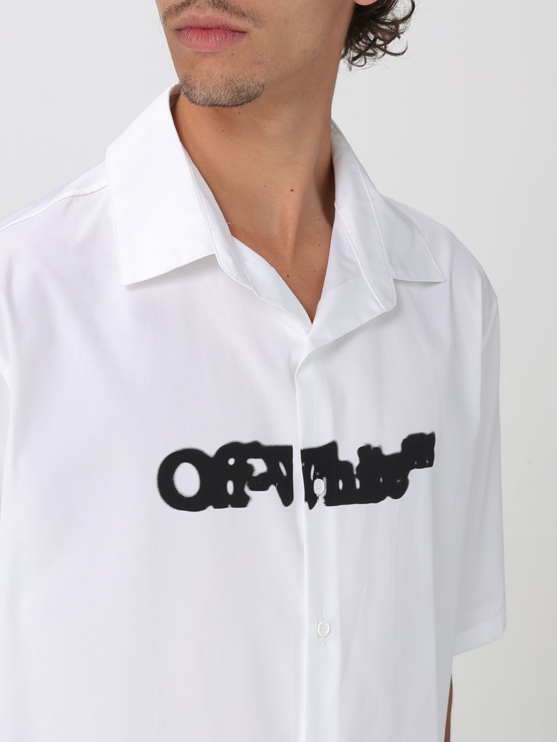 Off White Shirt Men White