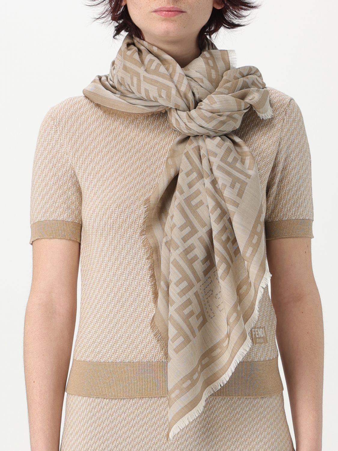 Fendi Scarf Woman Multicolor