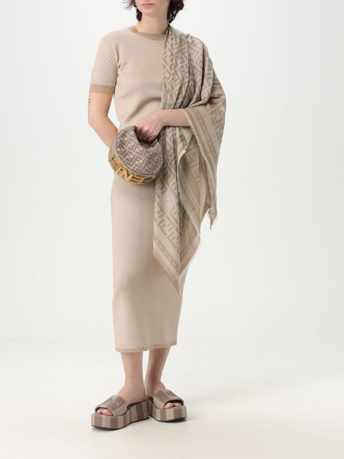 Fendi Scarf Woman Multicolor