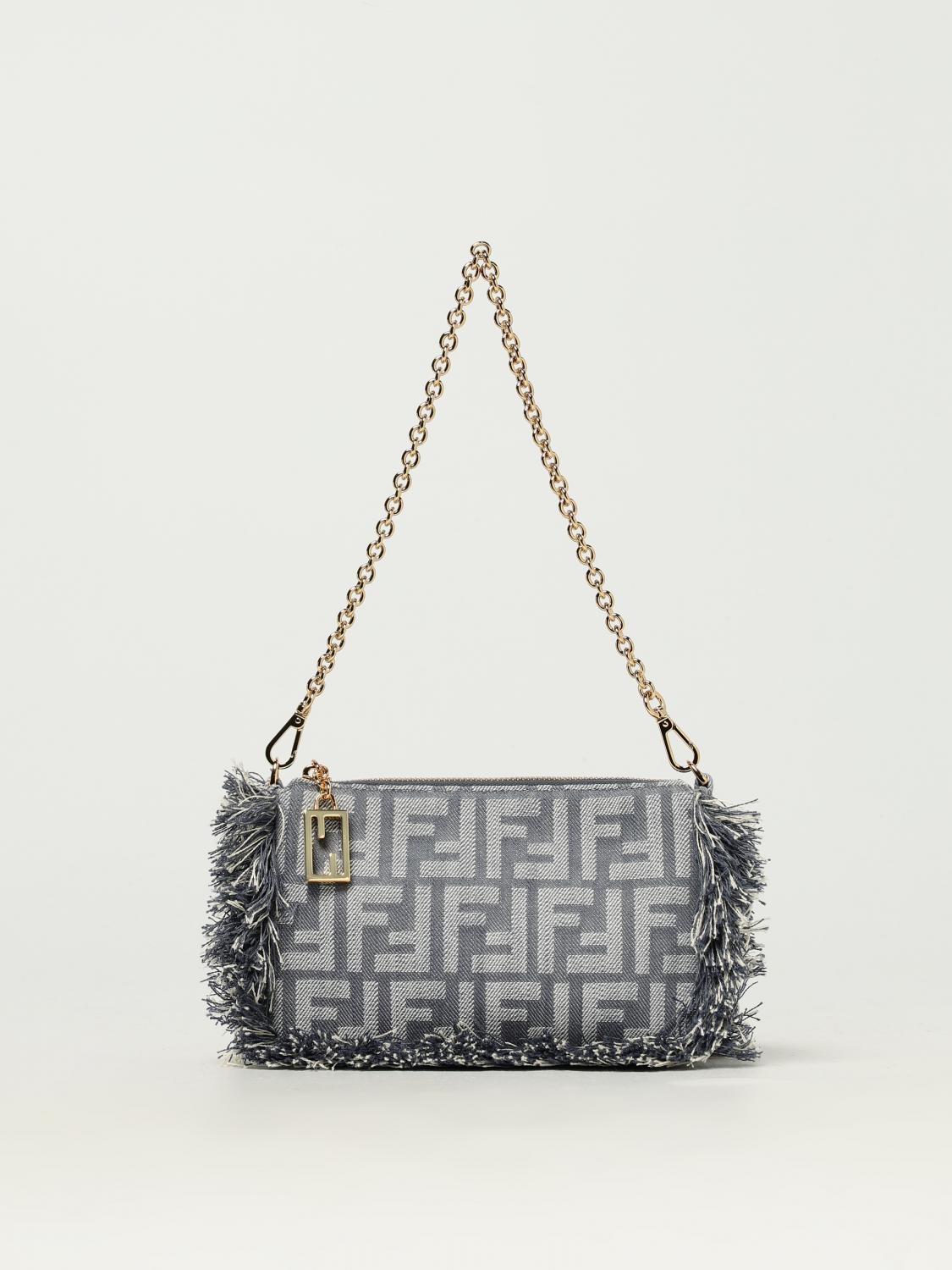 Fendi Shoulder Bag Woman Blue