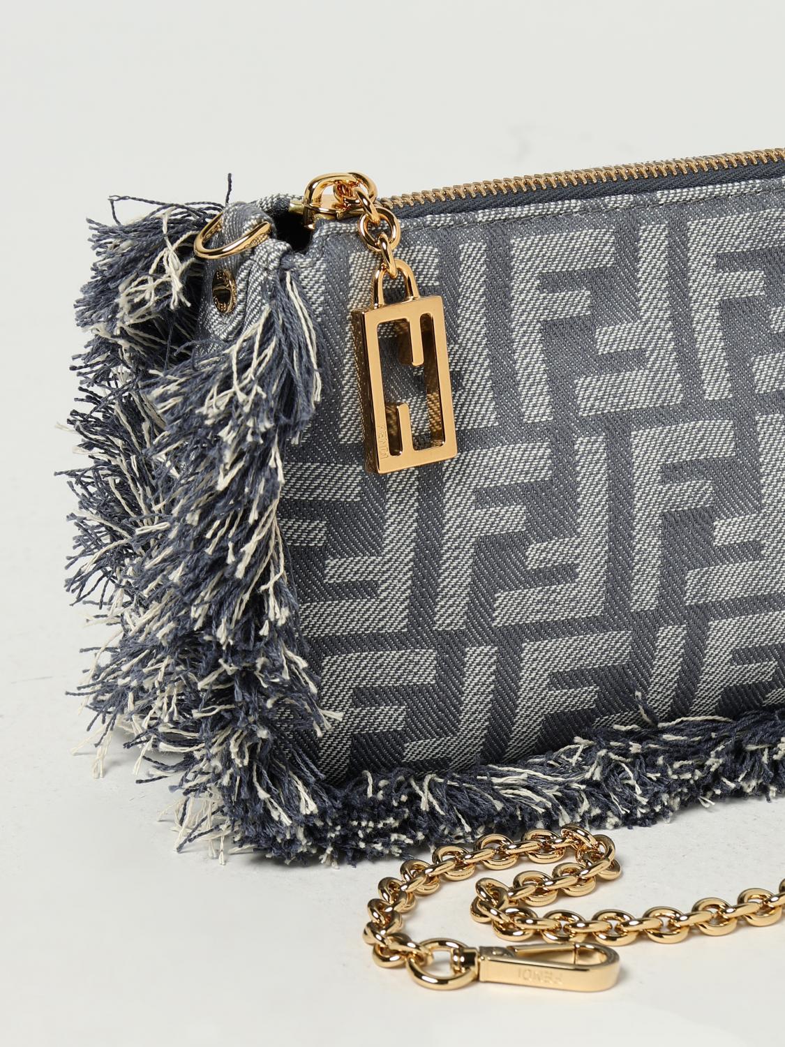 Fendi Shoulder Bag Woman Blue