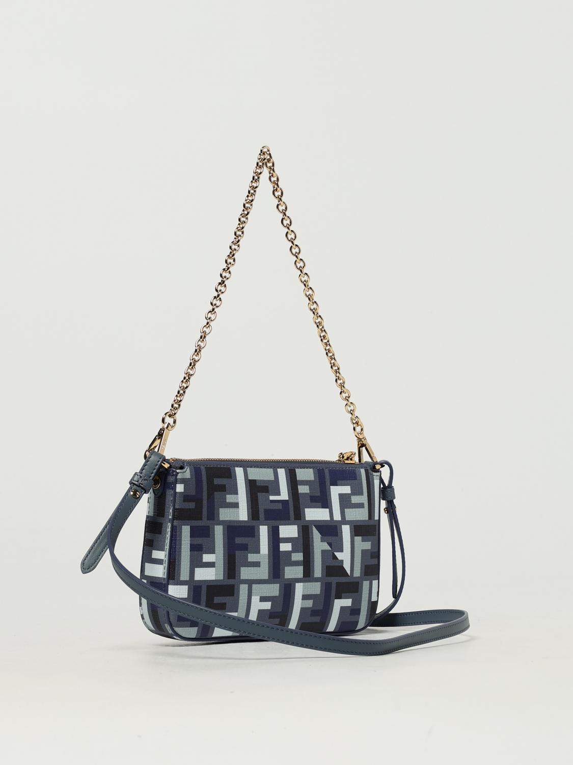 Fendi Shoulder Bag Woman Blue