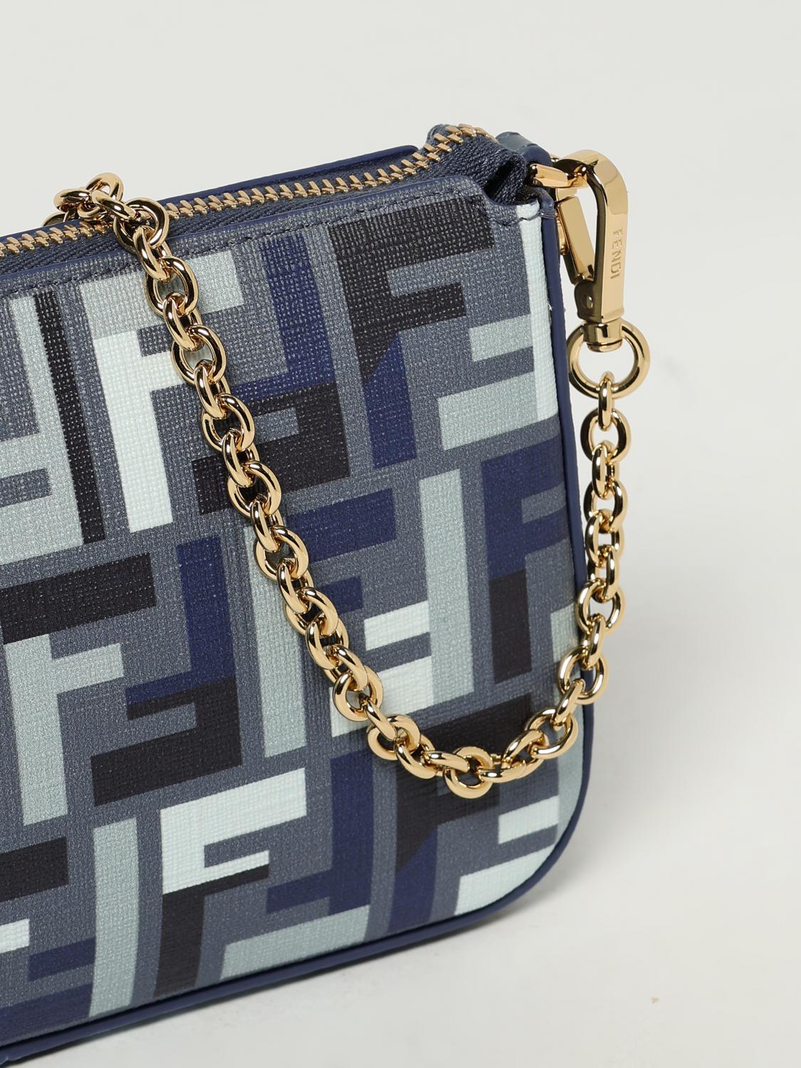 Fendi Shoulder Bag Woman Blue
