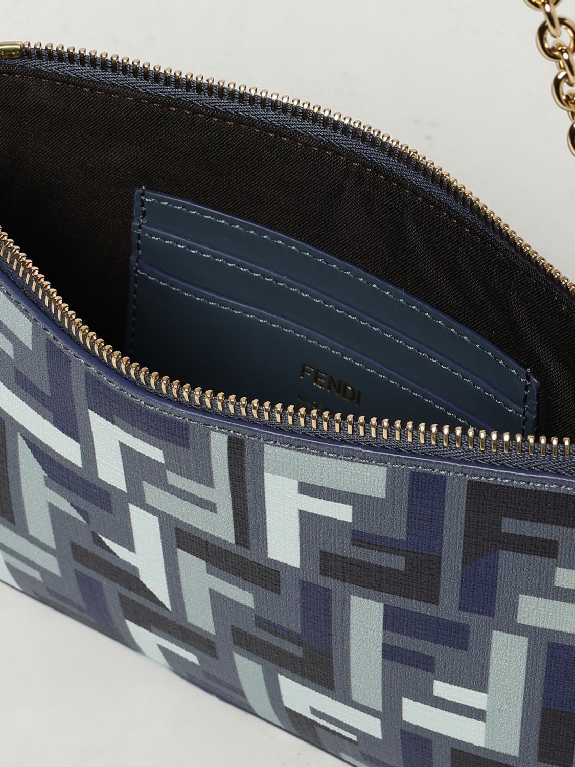 Fendi Shoulder Bag Woman Blue