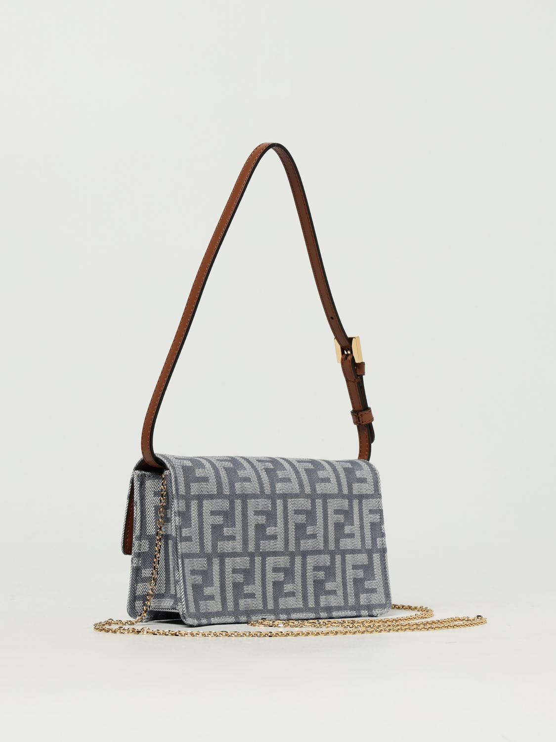 Fendi Shoulder Bag Woman Blue