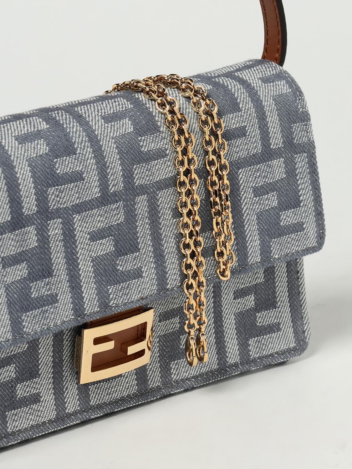 Fendi Shoulder Bag Woman Blue