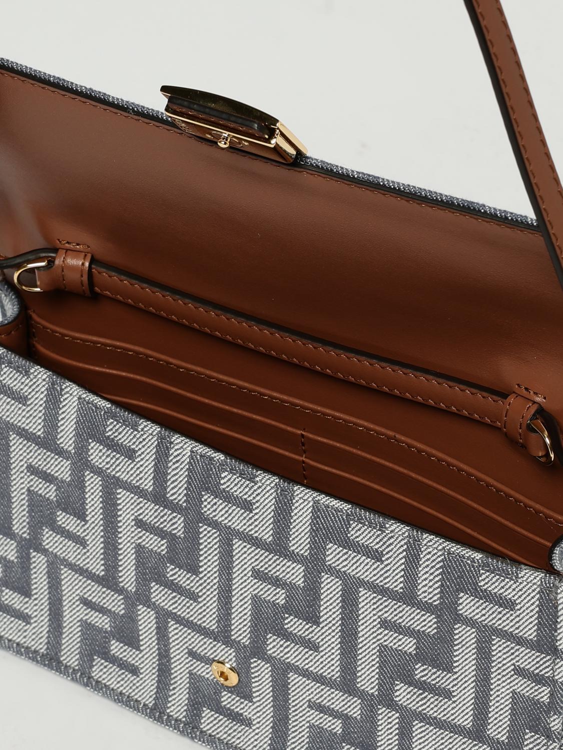 Fendi Shoulder Bag Woman Blue