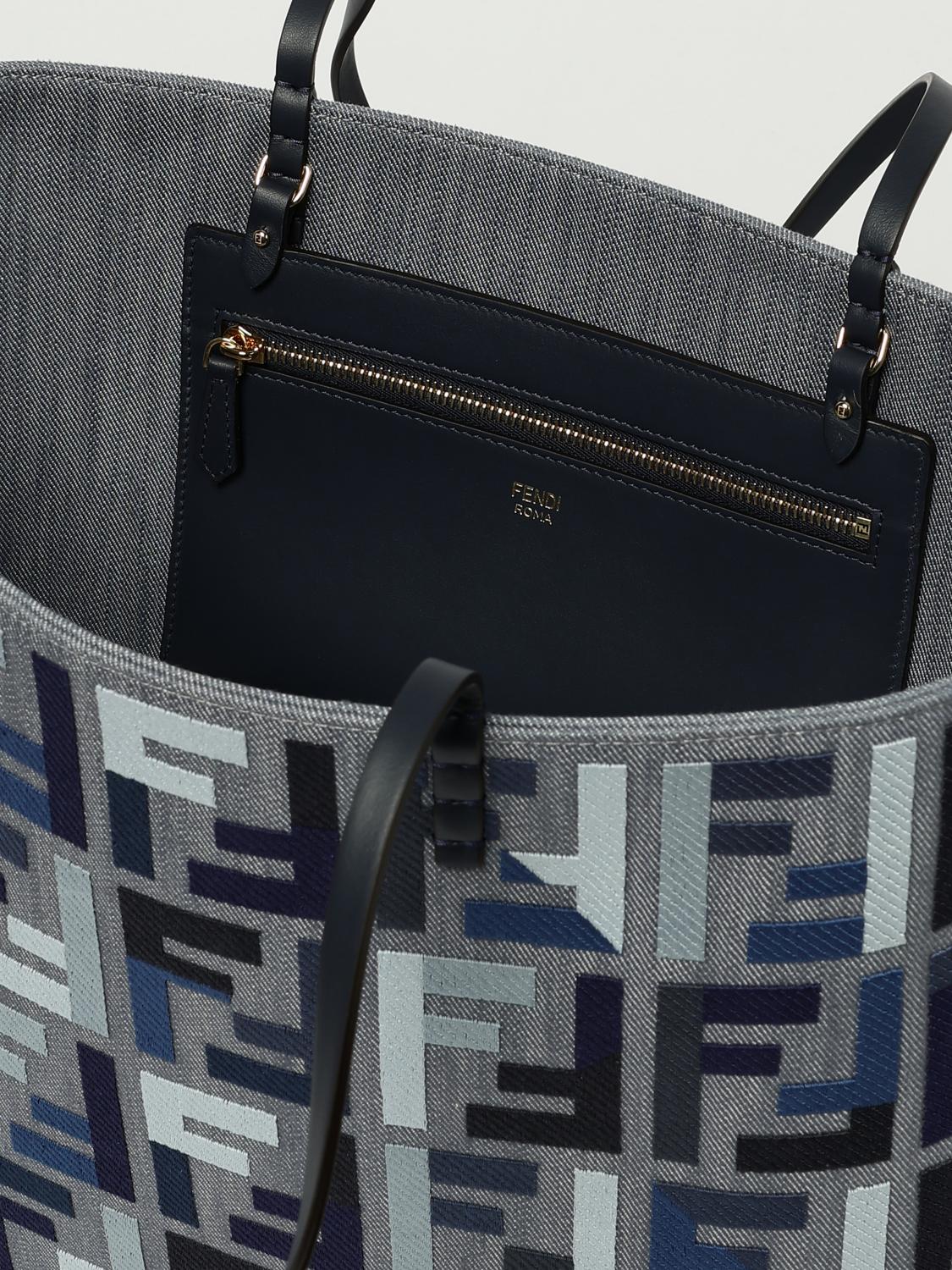 Fendi Shoulder Bag Woman Blue