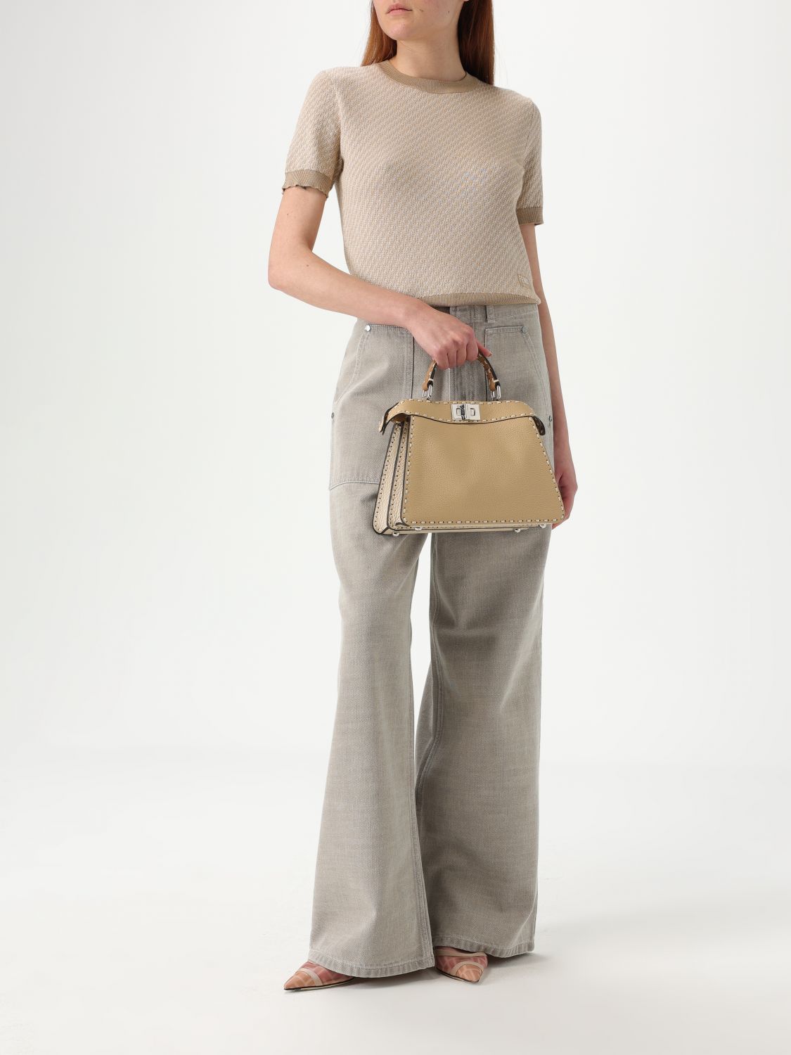 Fendi Handbag Woman Natural