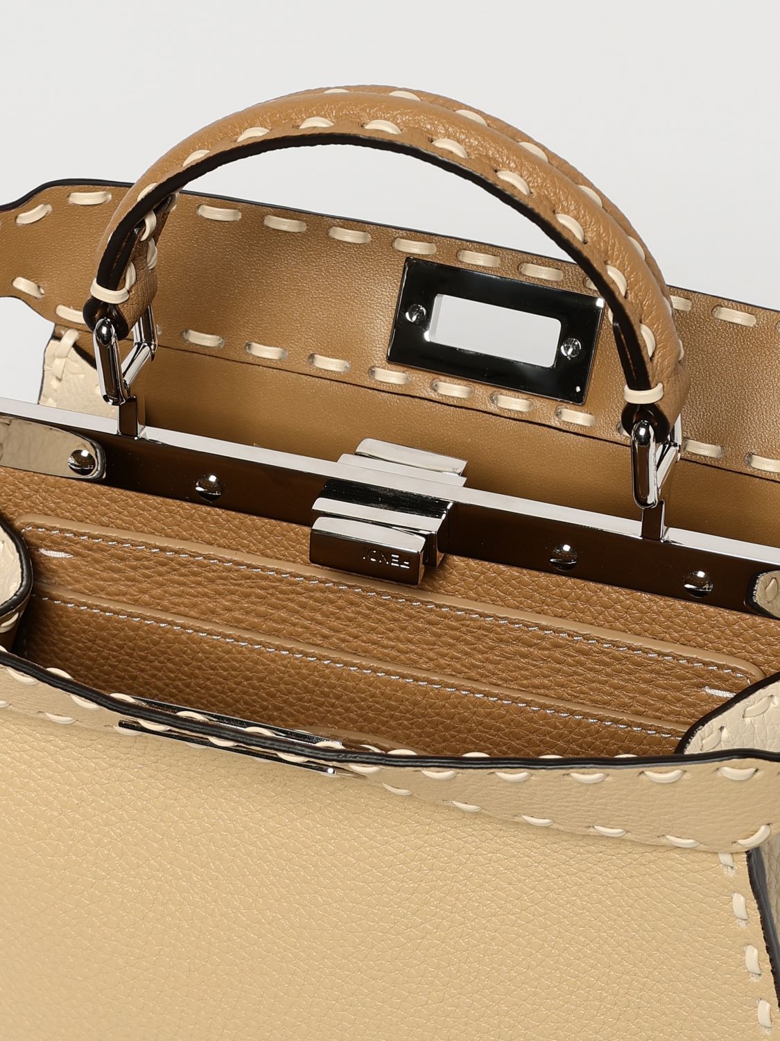 Fendi Handbag Woman Natural