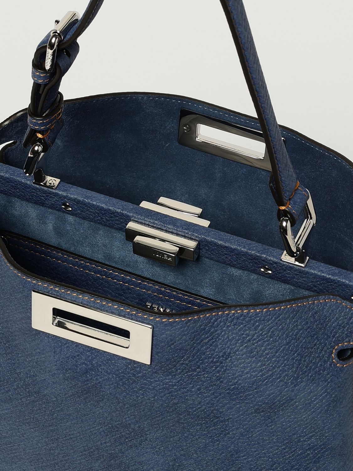 Fendi Shoulder Bag Woman Blue