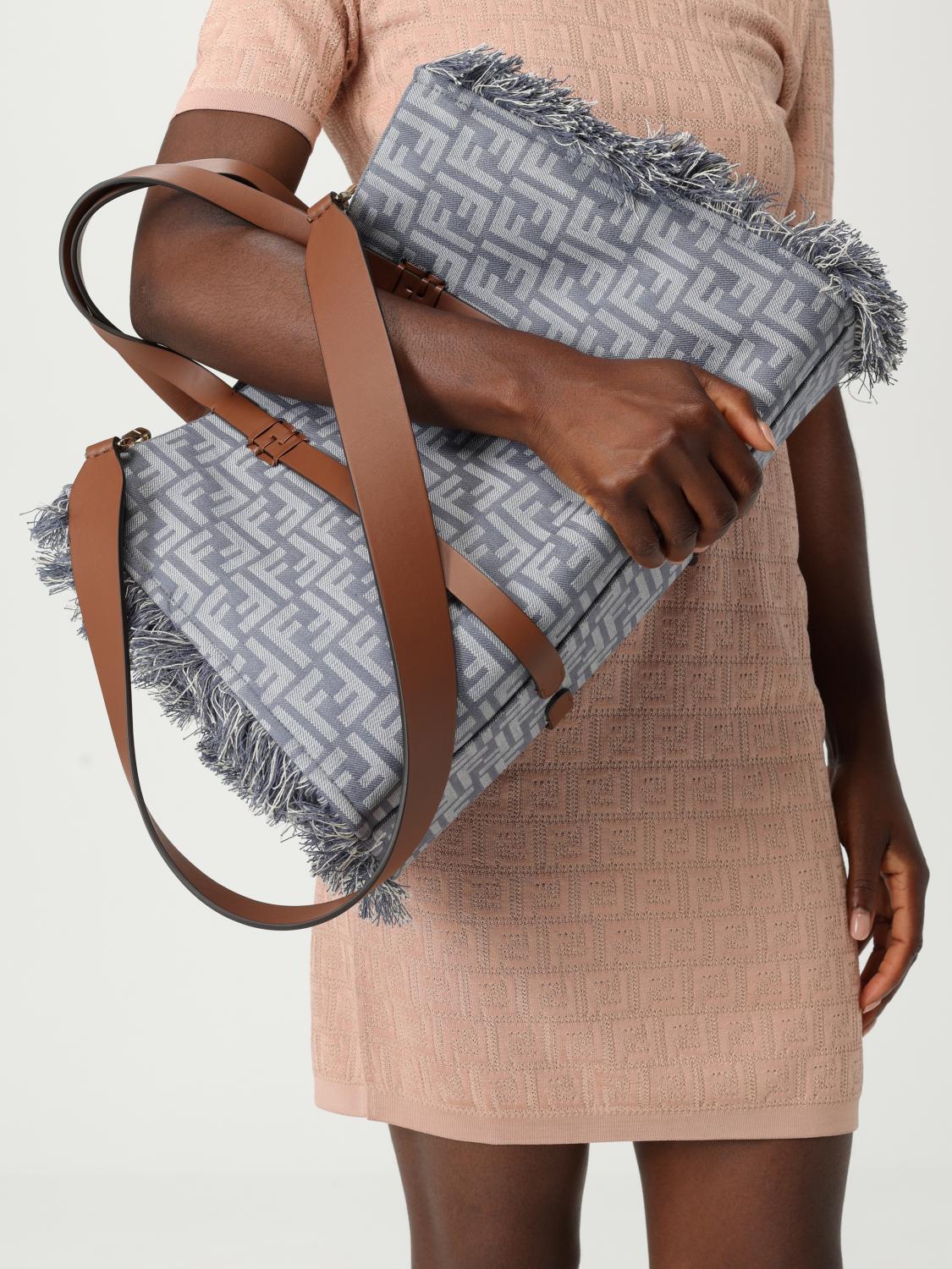 Fendi Shoulder Bag Woman Blue