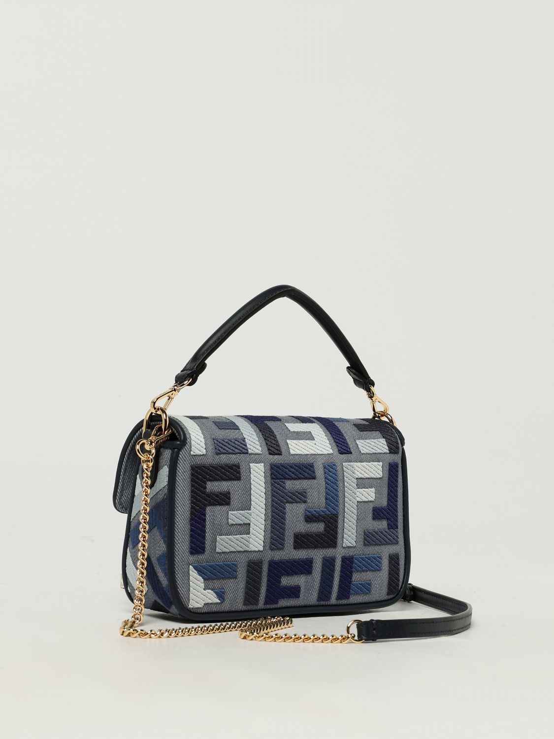 Fendi Shoulder Bag Woman Blue