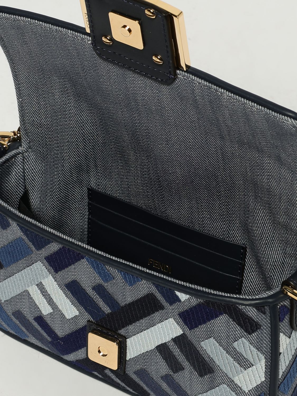 Fendi Shoulder Bag Woman Blue