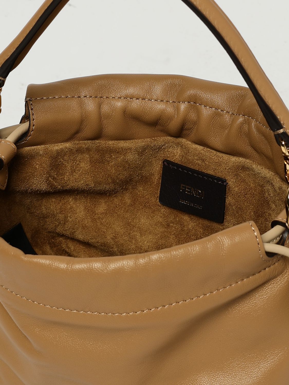 Fendi Shoulder Bag Woman Beige