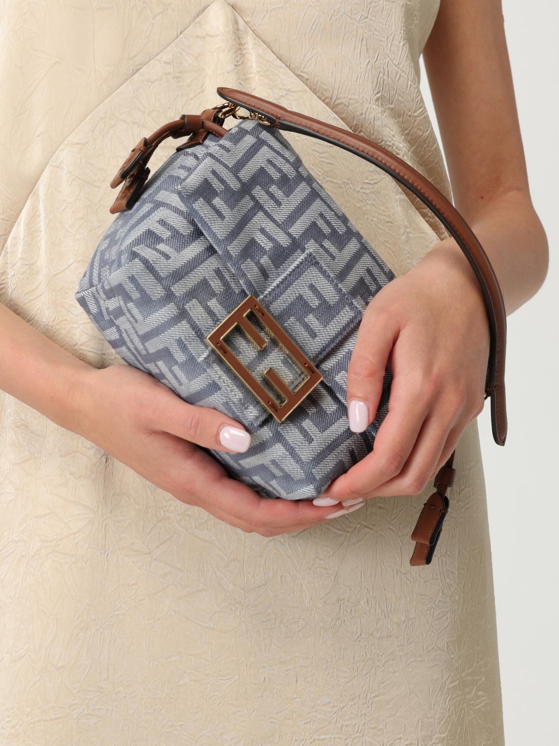 Fendi Shoulder Bag Woman Blue