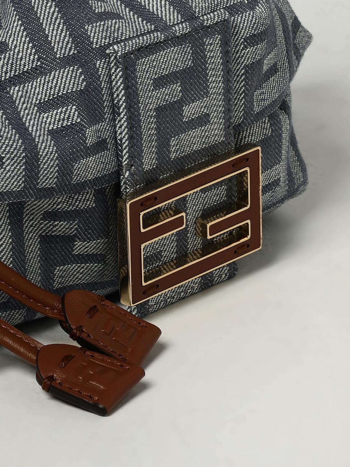 Fendi Shoulder Bag Woman Blue
