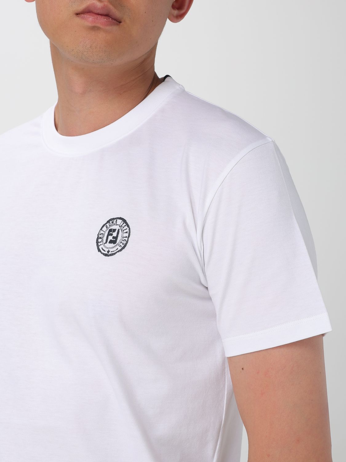 Fendi T Shirt Men Blue