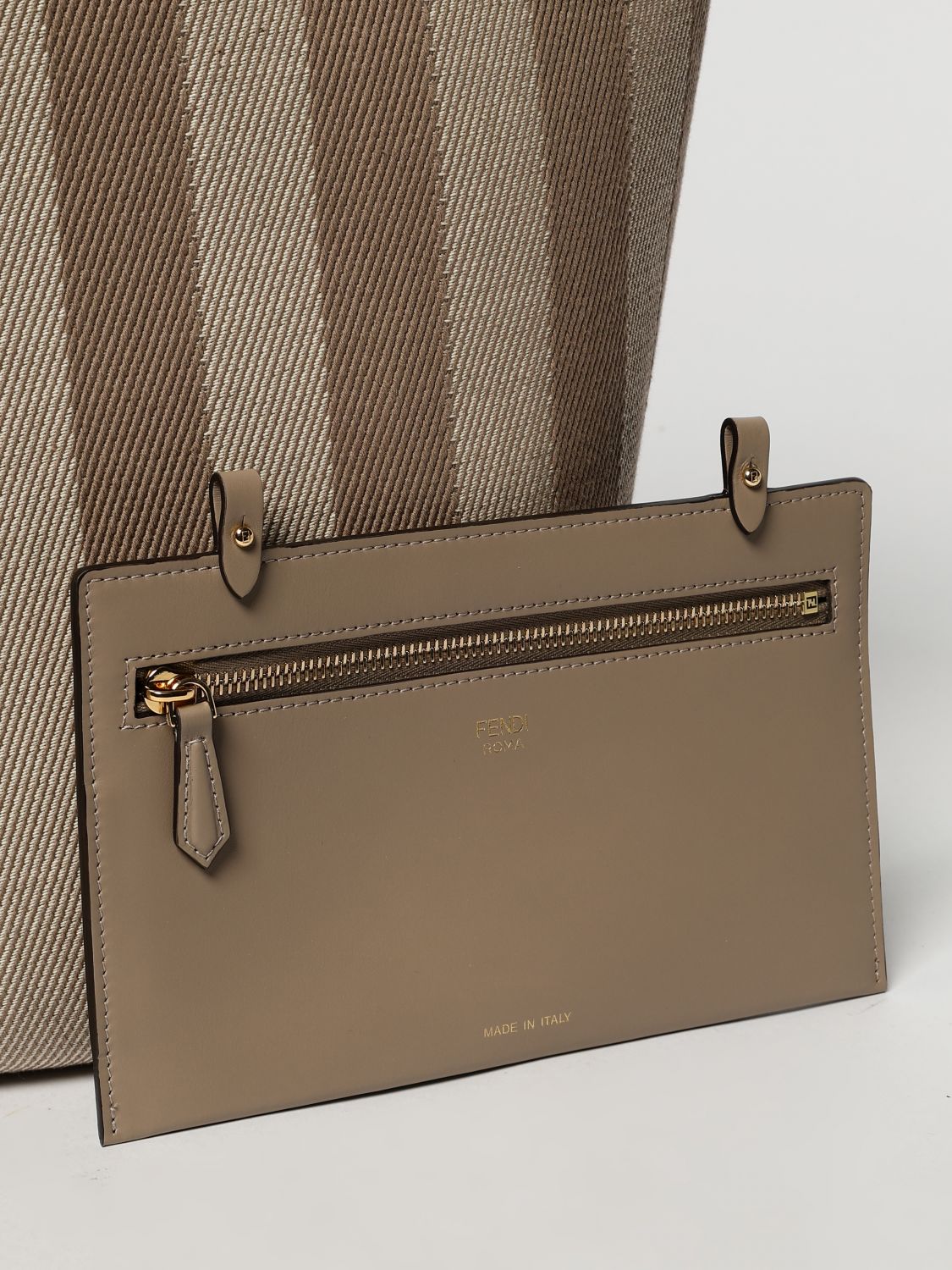 Fendi Tote Bags Woman Beige