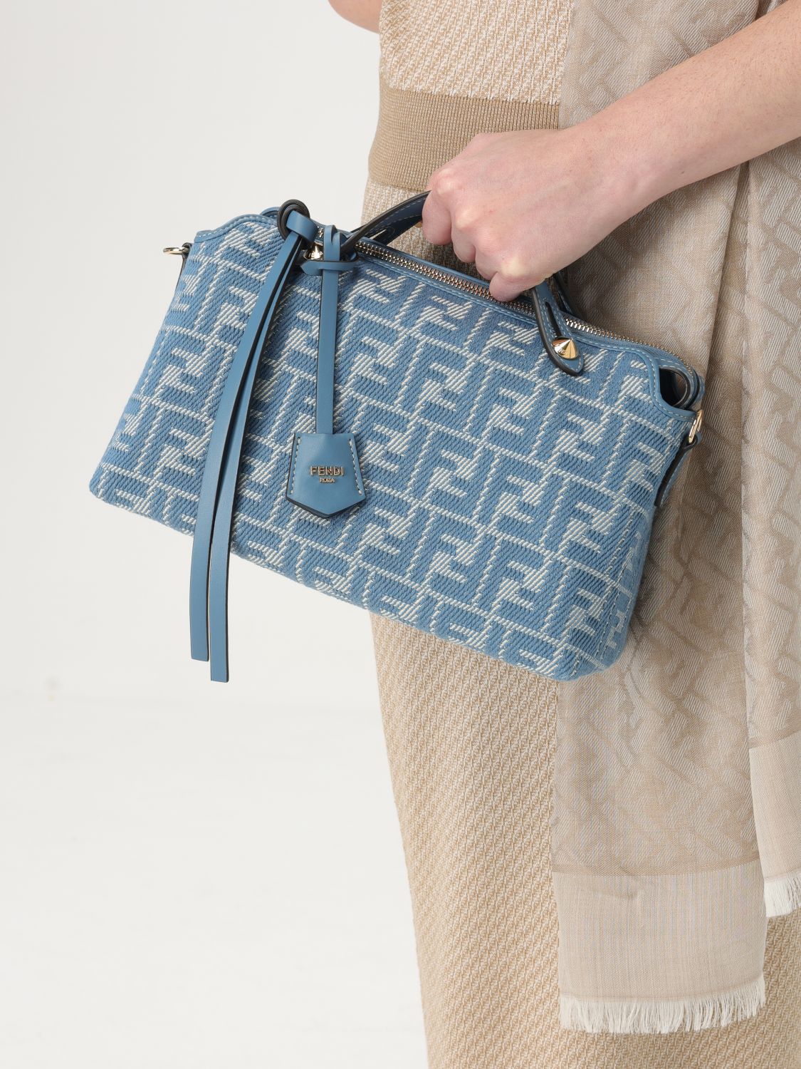 Fendi Crossbody Bags Woman Gnawed Blue