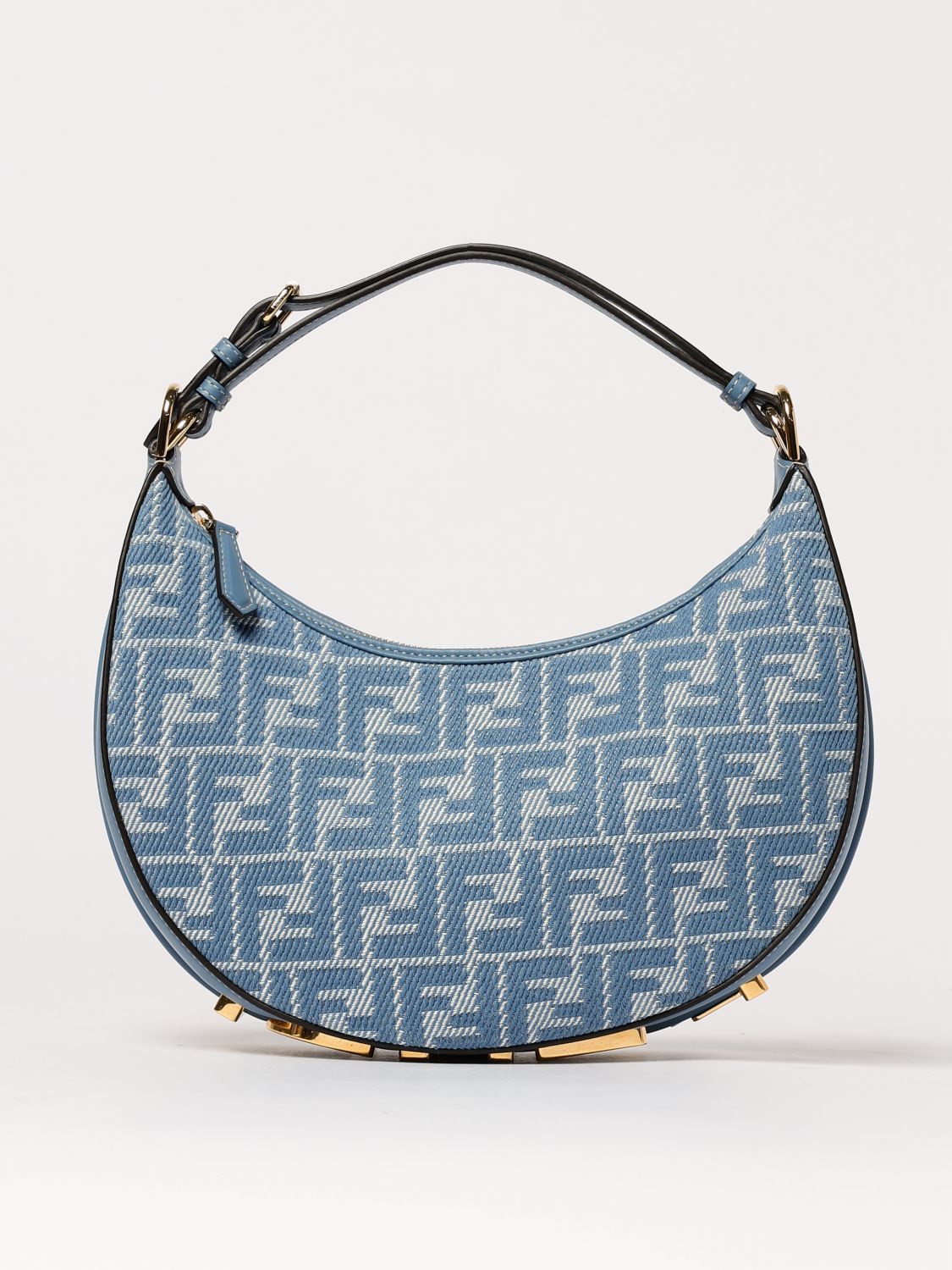 Fendi Shoulder Bag Woman Blue