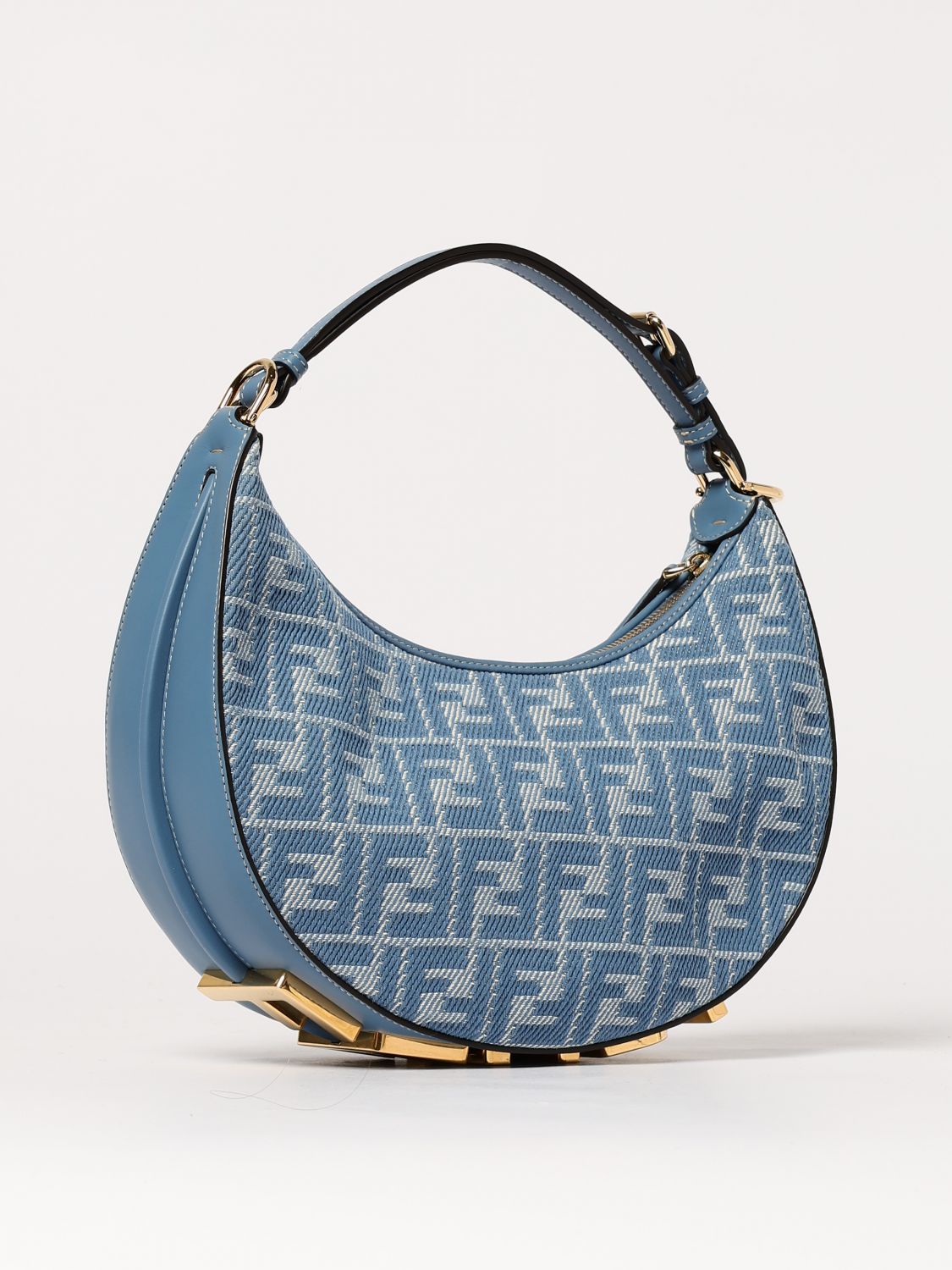 Fendi Shoulder Bag Woman Blue