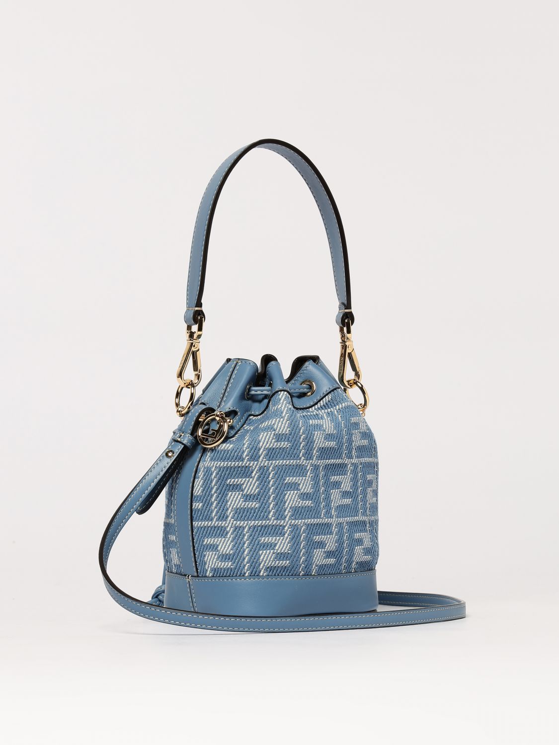 Fendi Mini Bag Woman Gnawed Blue