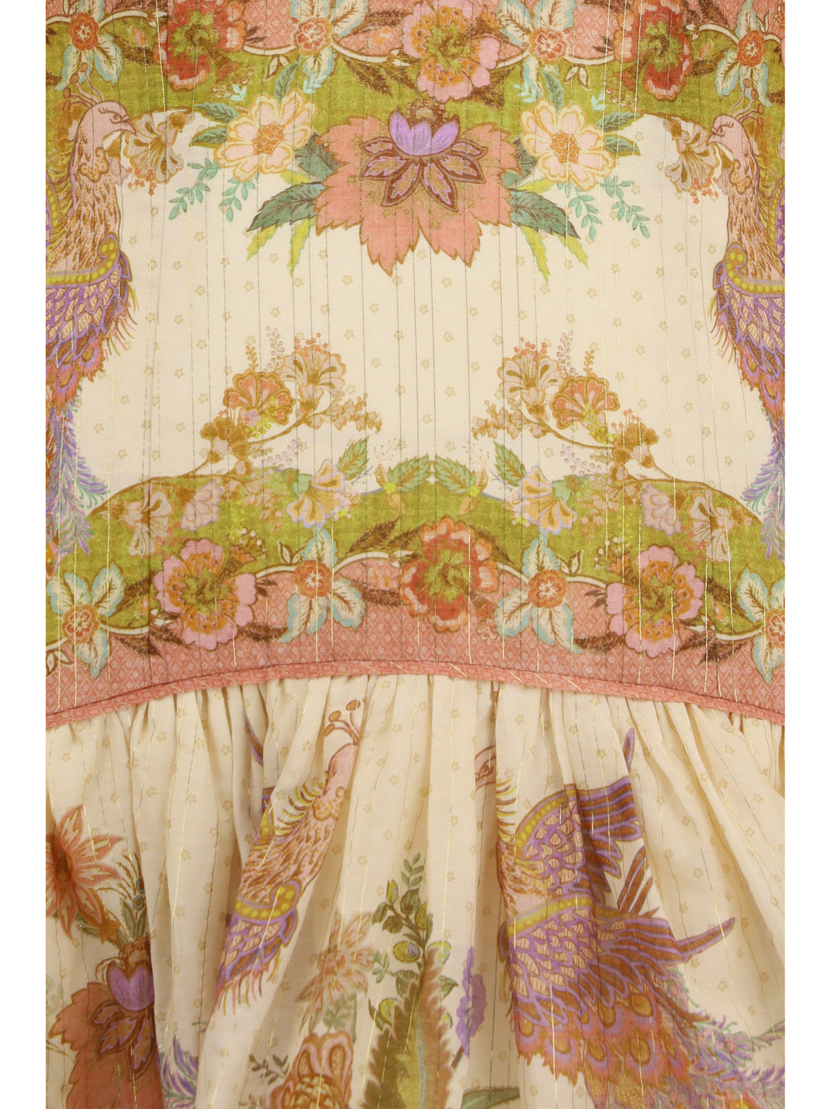 Zimmermann Indra mini Dress - Chartreuse Scarf Floral