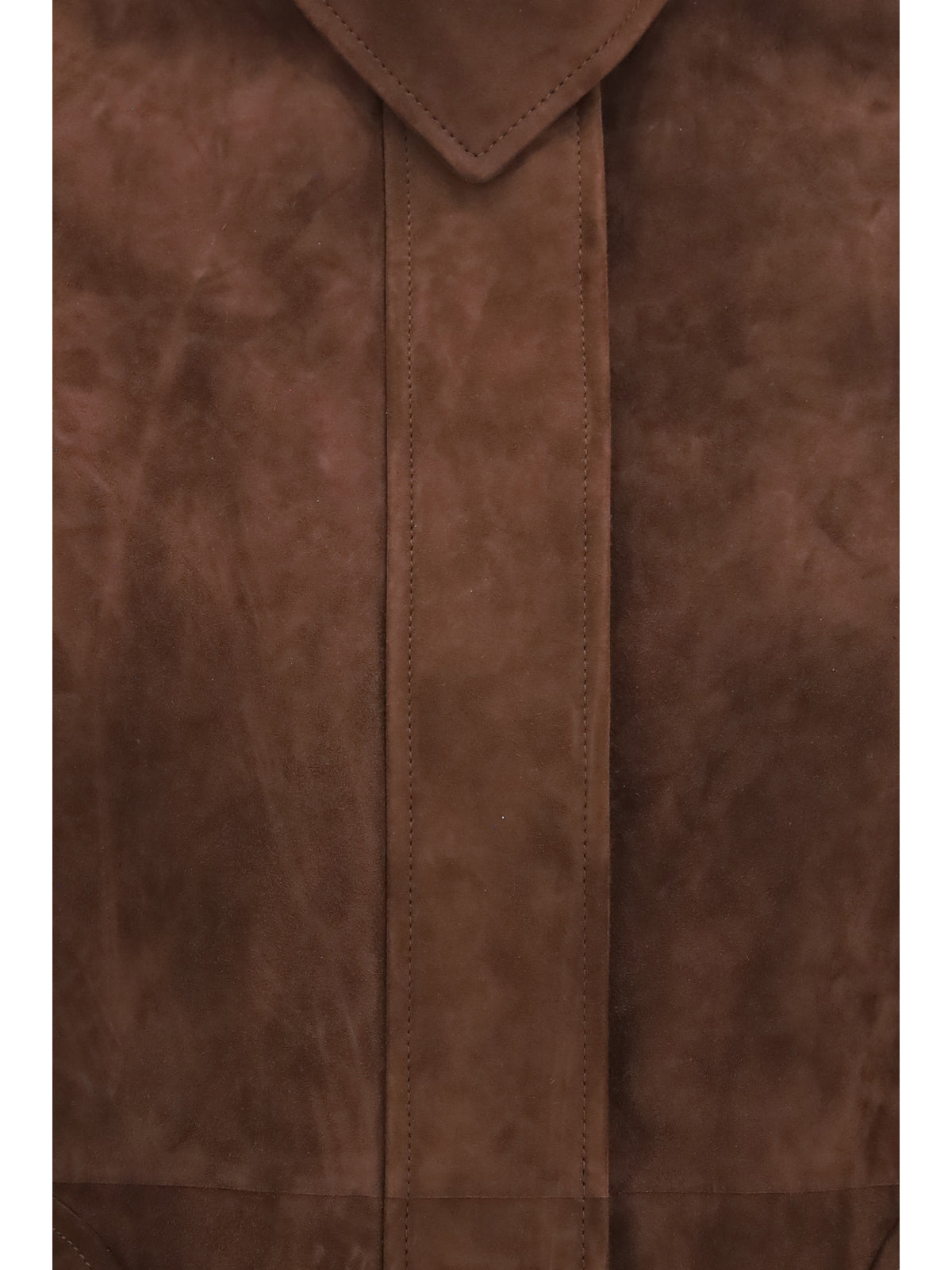 AlaïA Peplum Jacket in suede goatskin - Chocolat