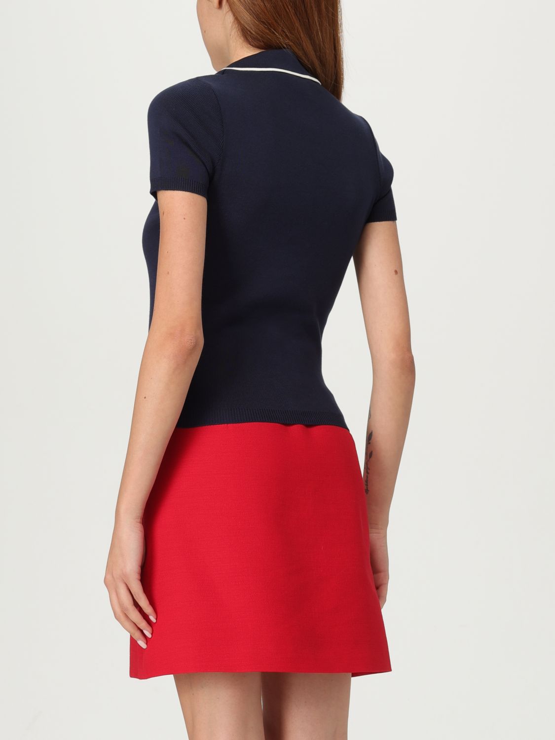 Valentino Polo Shirt Woman Navy